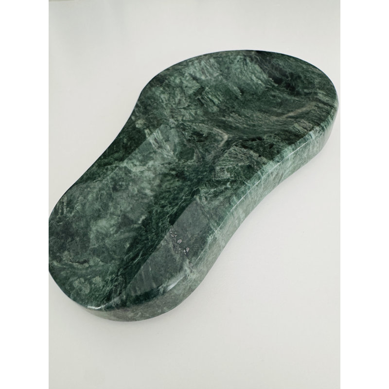 Kitchen Green Marble Spoon Rest | Natural Stone