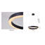 Lustre halo 1 lumière DEL noir mat-1786523239