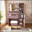 Ensemble de coiffeuse avec tabouret rembourré et miroir lumineux réglable