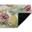 Tapis d'extérieur imprimé tropicales fleurs et ananas, design par Kim Allen, 18 po x 30 po