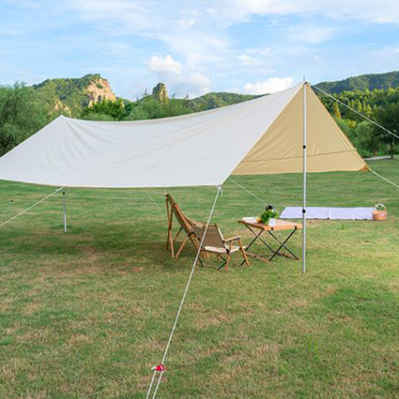 Outdoor  Camping Tarp Tent Poles Adjustable Rod