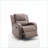 Recliners Modern Manual Recliner Chair, Compact 32.68” Wide | Faux Leather | Walnut Brown