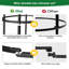 189cm H x 27cm W Metal Expanding