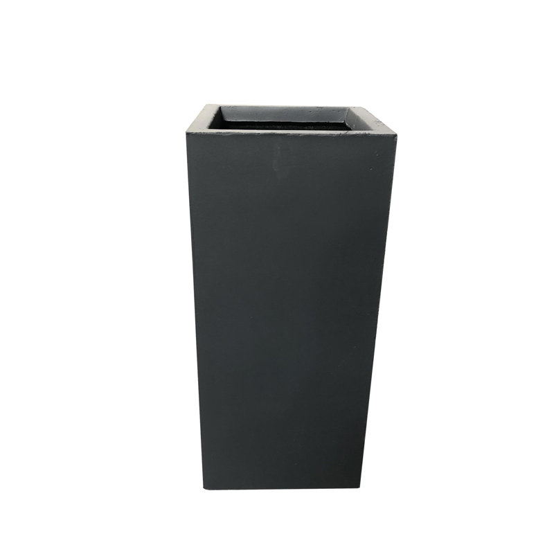 Rosston Pot Planter, Charcoal, 20' H x 9' W x 9" D