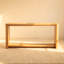 Ovelo 71" Natural Oak Console Table – Solid Wood Entryway Sofa Table with Shelf-1940368520