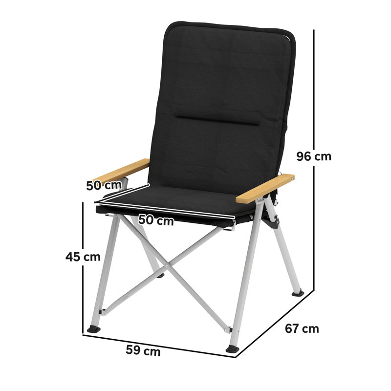 Folding Camping Chair, Black