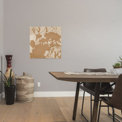 Ochre Abstract Wabi-Sabi Botanical Art II Abstract Contemporary Wall Art