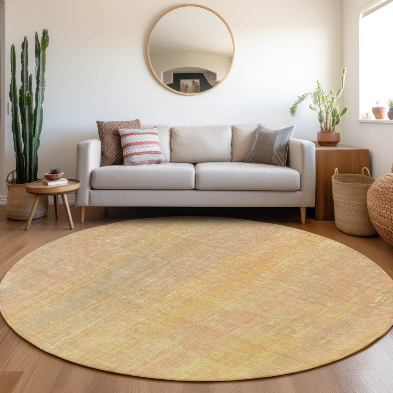 Tapis intérieur / extérieur Kinslee, Rond 8 pi