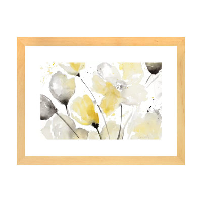 " Neutral Abstract Floral II " by Lanie Loreth