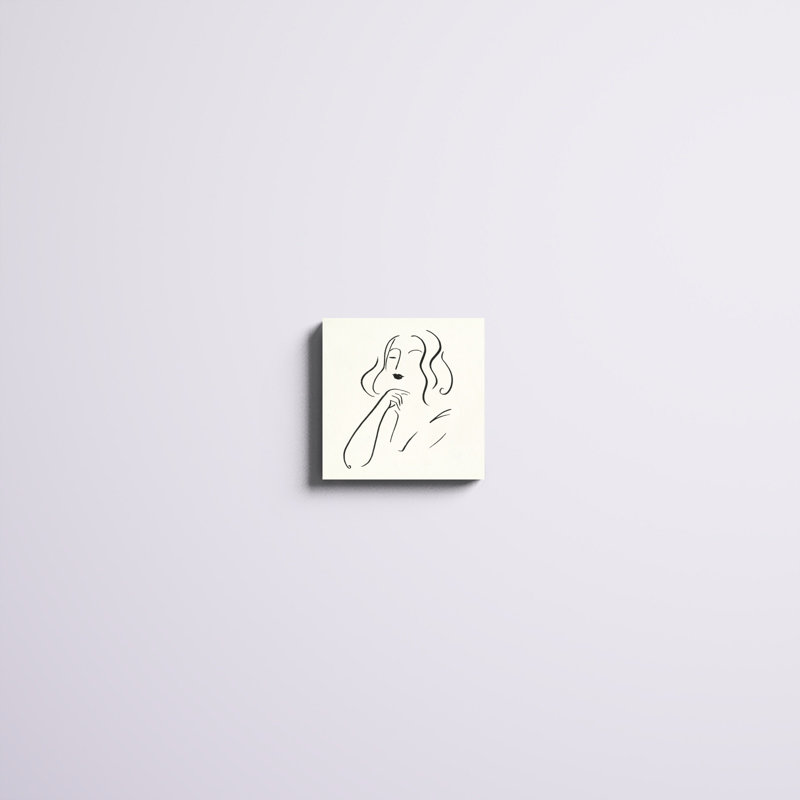 «Simple Study I», reproduction d'art sur toile tendue, H 12 po x l 12 po