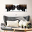 Bison Clash sur impression sur toile-1875061306