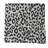 Black Leisha Leopard Printed Napkin Set of 4-1048897501