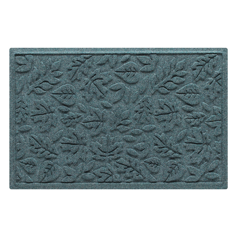 Paillasson intérieur 23 po x 35 po WaterHog® Fall Day, Pierre bleue, Rectangle 1 pi 10 po x 2 pi 8 po