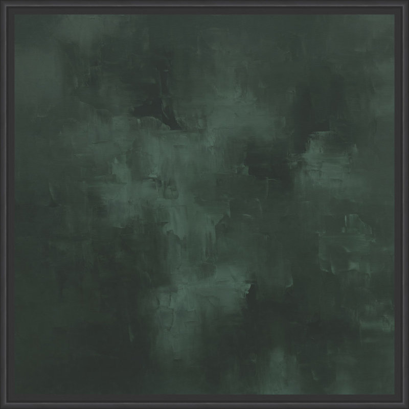 Into Moss 1, reproduction d'art encadrée, H 24,25 po x l 24,25 po