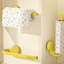 Porte-serviettes de bain à ventouse sans perçage sous l'armoire-1209572095