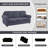 Polyester Box Cushion Sofa Slipcover-151784263