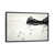 Toile avec cadre noir patiné