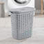 Panier à linge mince en plastique Sterilite, gris, paquet de 8