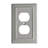 Architectural 1-Gang Duplex Outlet Standard Wall Plate-113025350-128261297