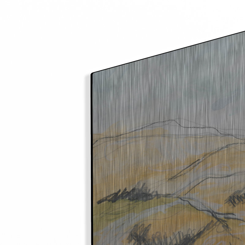 Art mural en métal «Summer Hills» par Jan Weiss, Winston Porter, H 12 po x l 16 po