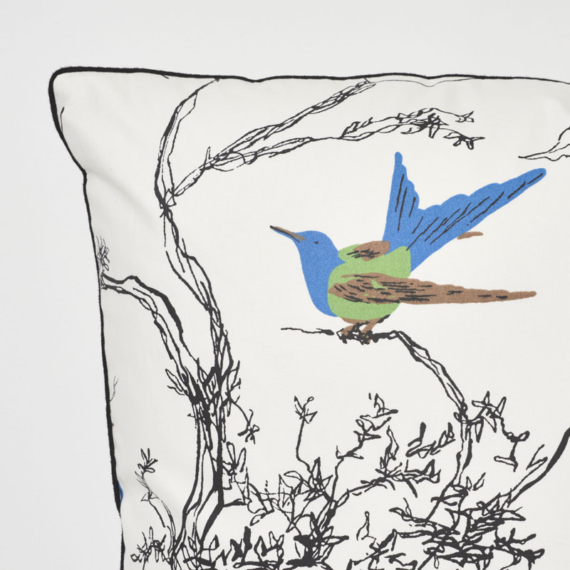 Birds & Butterflies Pillow