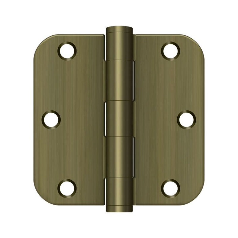 Hinge, Steel, Antique Brass