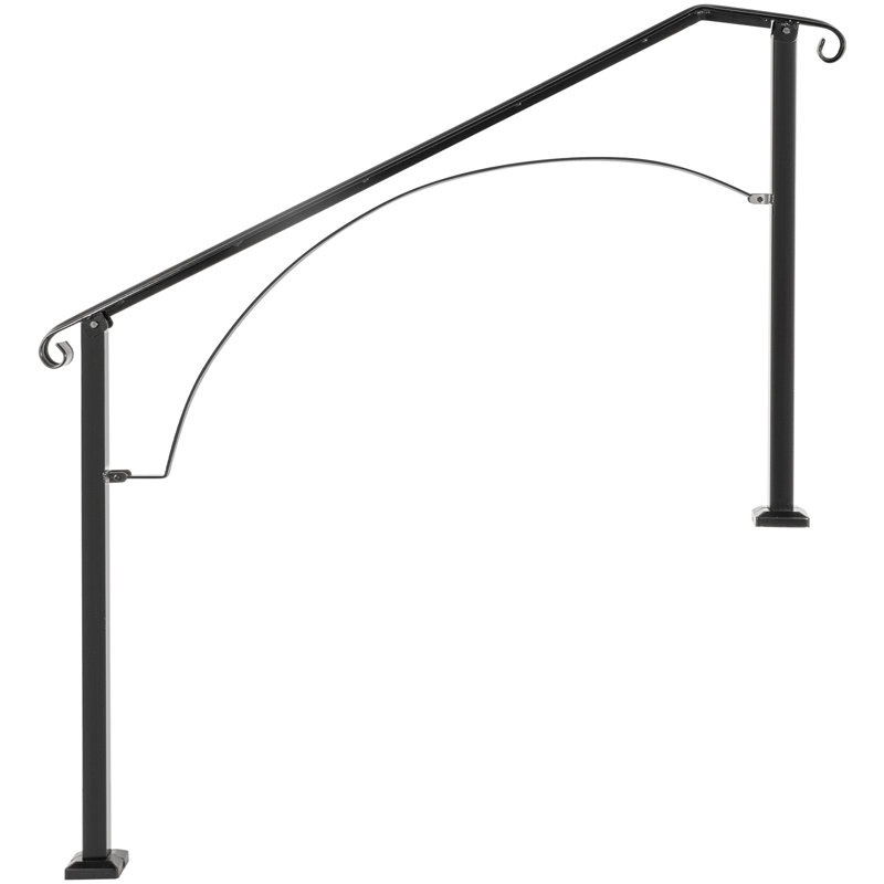 Rampe d'escalier H 38 x l 44 x P 56, H 38,5 po x l 56 po x P 3,8 po