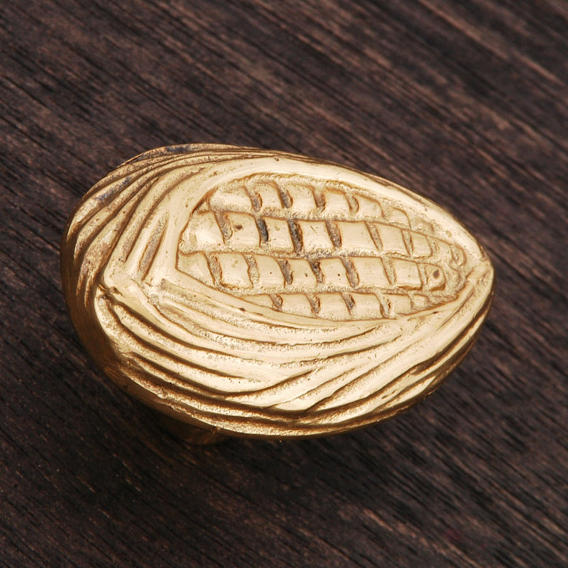 Maïs 1 1/2 "bouton CK Series, Laiton poli