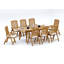 Marley Outdoor - Piece Teak Dining Set-81229748