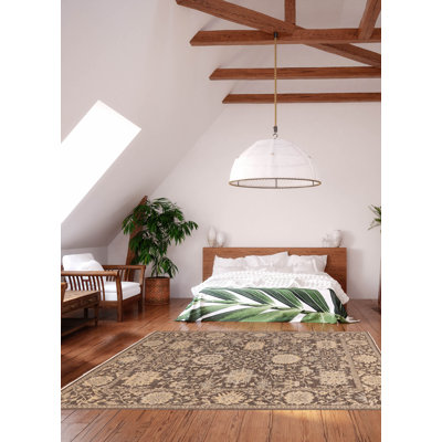 Jamshidpour Brown Rug 8'0" x 10'3"