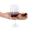 Ensemble de 4 assiettes à vin en forme de cœur