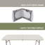 Table rectangulaire pliante Baldwin Elegant