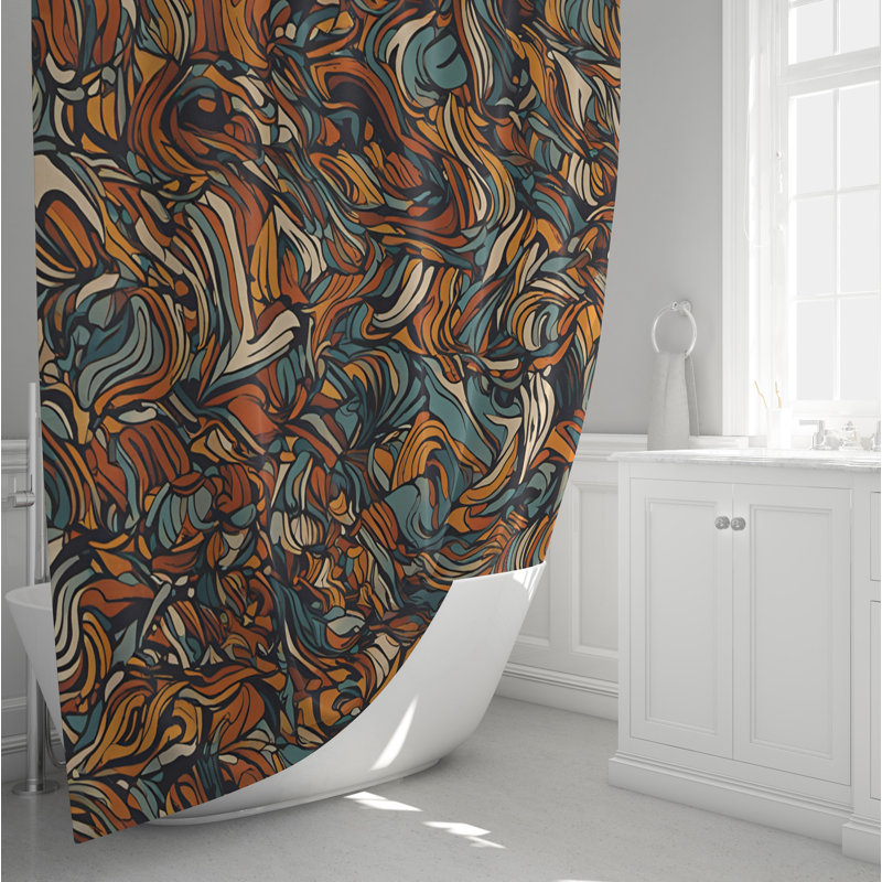 Rideau de douche Tellico, H 93 po x l 70 po