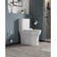 Toilette monobloc allongée au sol 1,1 / 1,6 GPF, certifiée CUPC, certifié Watersense, céramique, couleur blanche, siège à fermeture en douceur