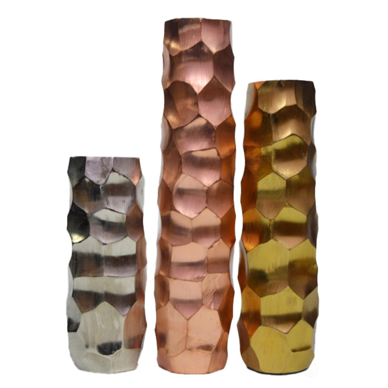 Estrela Metal Table Vase