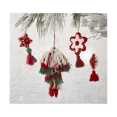 Hand Stitched Felt Tassel