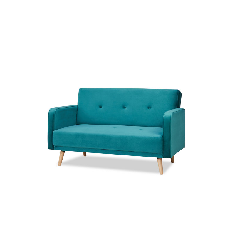 Kaplan 2 Seater Sofa Bed, Teal