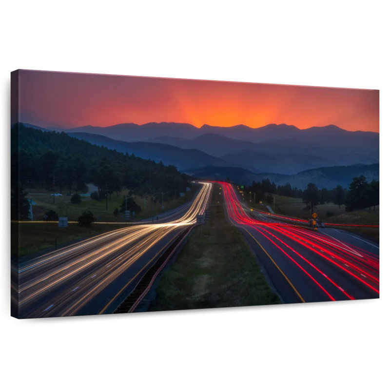 Mehar Sunset Rush Hour, 16" H x 24" W