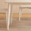Table de roche en bois massif blanc simple-105904881
