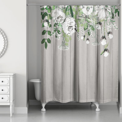 Rideau de douche simple Tonia