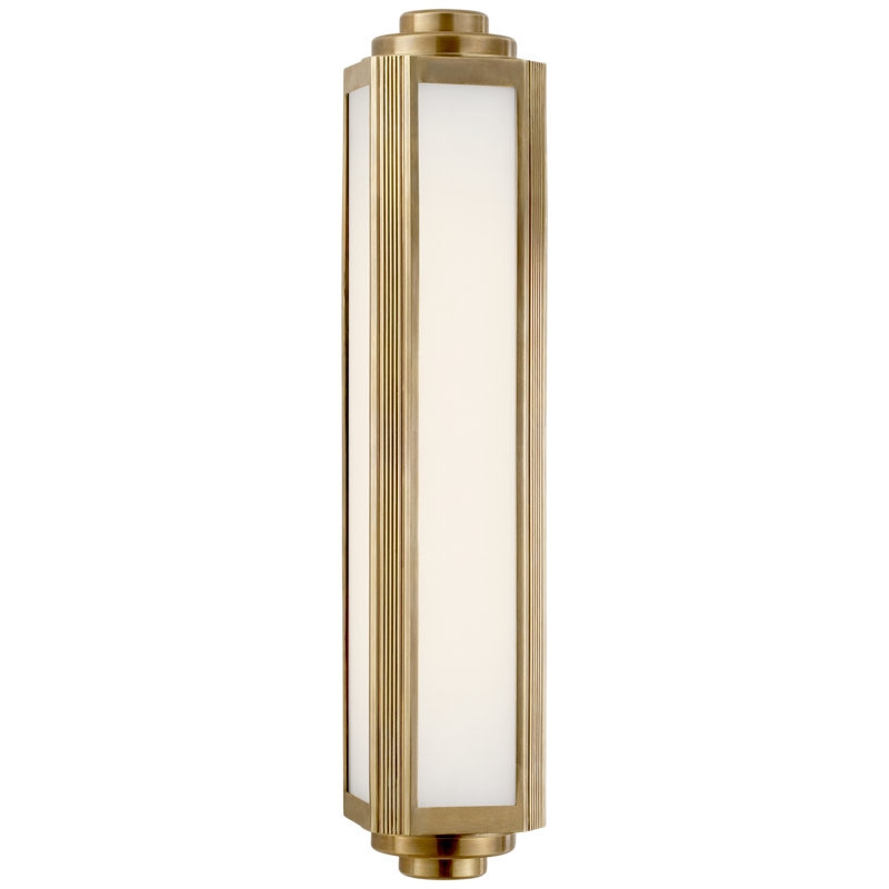 Ralph Lauren Keating Sconce, Natural Brass, 35.75"H x 5"W x 5"D