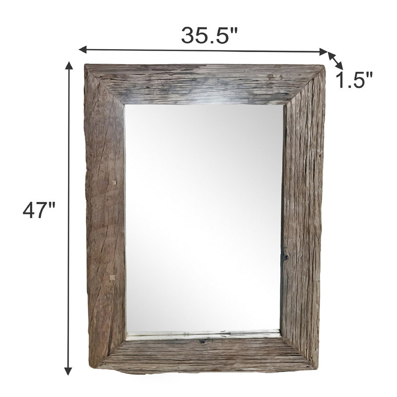 Miroir décoratif, 47,8 po x 35,4 po