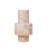 Natural Travertine Turned Candle Holder