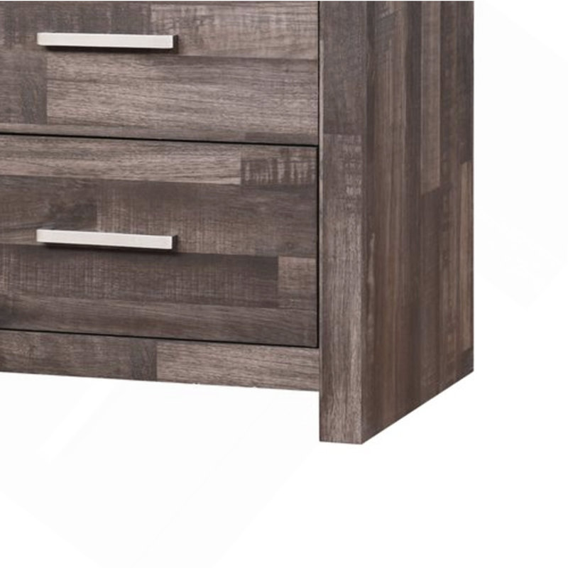 Juniper Dark Cherry Finish Nightstand, Dark Brown