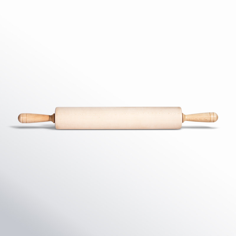 Rouleau à pâtisserie, H 2,75 po x L 15 po x P 2,75 po, Brun pâle