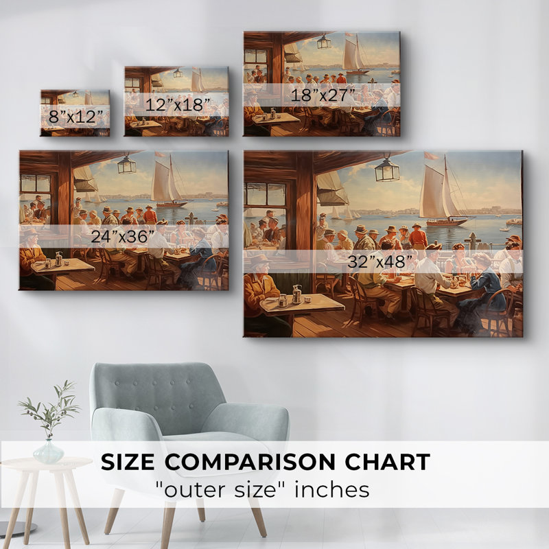 Série Nautical-CCxx - Cavas enveloppés de galerie, 18 x 27