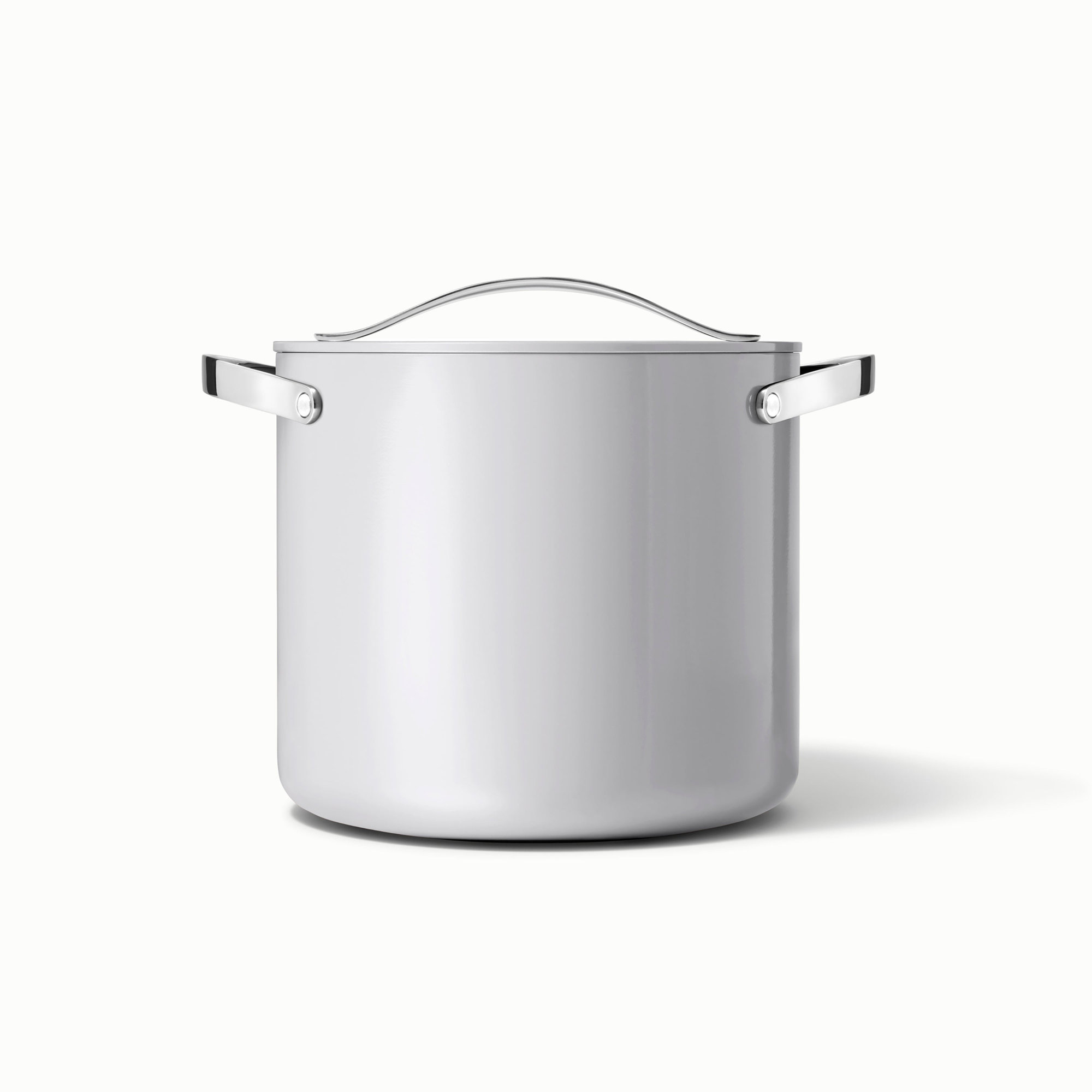 Caraway Nonstick Ceramic Petite Cooker W/ Lid, Gray, 12 quarts