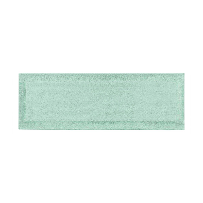 1 tapis de bain réversible 100% coton 3000 g / m² touffeté 3000 g / m², Rectangle 1 pi 8 po x 2 pi 6 po