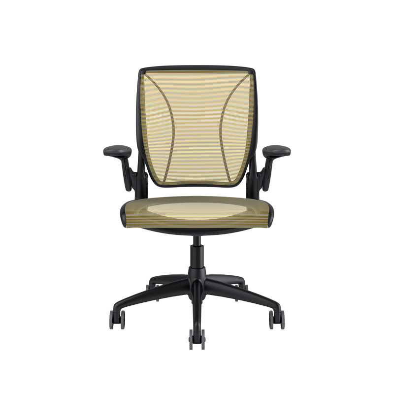 World Mesh Task Chair, Black, Black, Adjustable