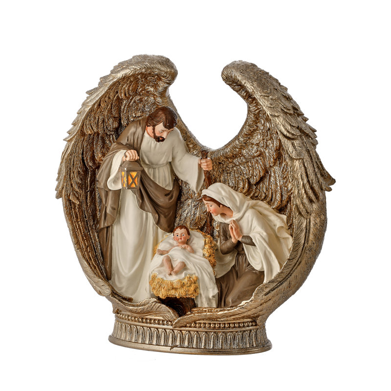 Sainte famille 12 po en ailes d'ange